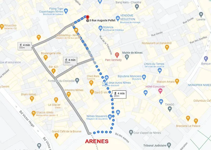 Superbe 95m2 Proche Arenes- Parking Offert Apartman